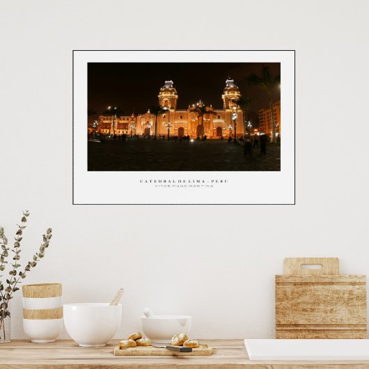Poster Catedral do Peru (Küche)
