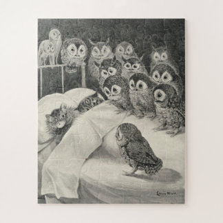 Póster Cats Nightmare. Louis Wain Puzzle