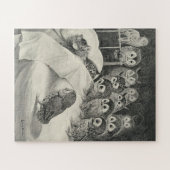 Póster Cats Nightmare. Louis Wain Puzzle (Horizontal)