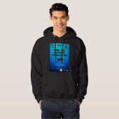 Poster „Cecil der sensible Kopffüßer“ Hoodie (Vorne ganz)