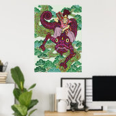 Poster Chameleon (Heimbüro)