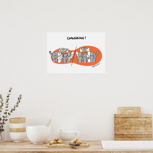 Poster "Changeons par l’beispielle" ! (Küche)