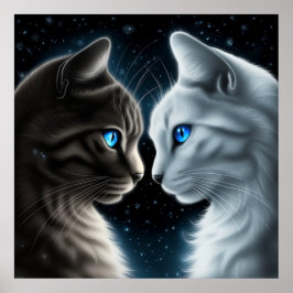 Poster-Chat-Gesicht Poster