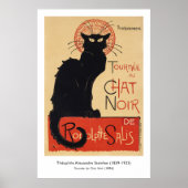 Poster "Chat Noir" | Steinlen 1896 Art Nouveau (Vorne)