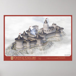 Poster CHÂTEAU-GAILLARD - On the sea of winter mi