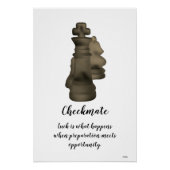 Poster Checkmate (Vorderseite)