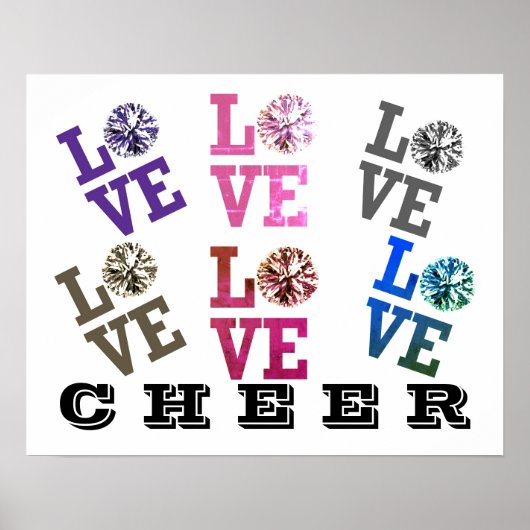 Poster-Cheer LIEBE LIEBE LIEBE Poster (Vorne)