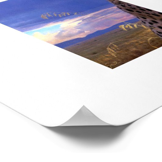 Poster-Cheetah Poster (Ecke)