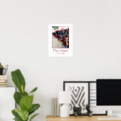 Poster "Cherry Grove Pride Wagon" (Heimbüro)
