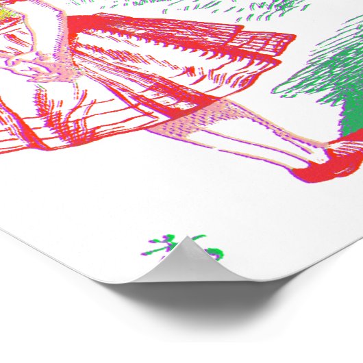 Poster: "Cheshire Cat" von "Alice im Wunderland" Poster (Ecke)