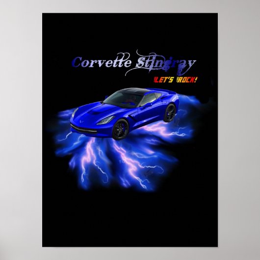 Poster: Chevy Corvette Poster (Vorne)