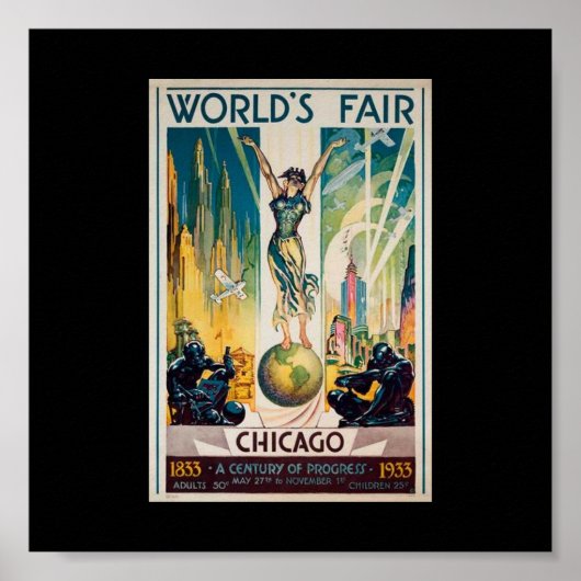 Poster-Chicago World's Fair Century of Progress 3 Poster (Vorne)