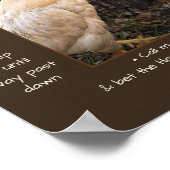 Poster-Chicken-Eimer Poster (Ecke)