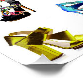 Poster Cinderella Quote Schuhe Heelse Pumps (Ecke)