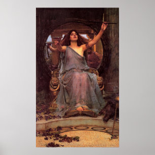 Poster "Circe Odysseus den Cup anbieten"