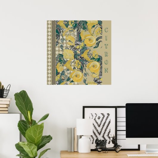 Poster Citron (Heimbüro)