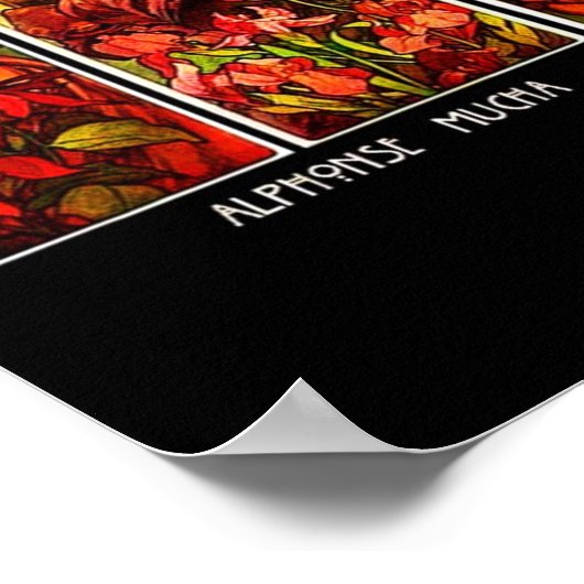 Poster-Classic Art-Mucha 24 Poster (Ecke)