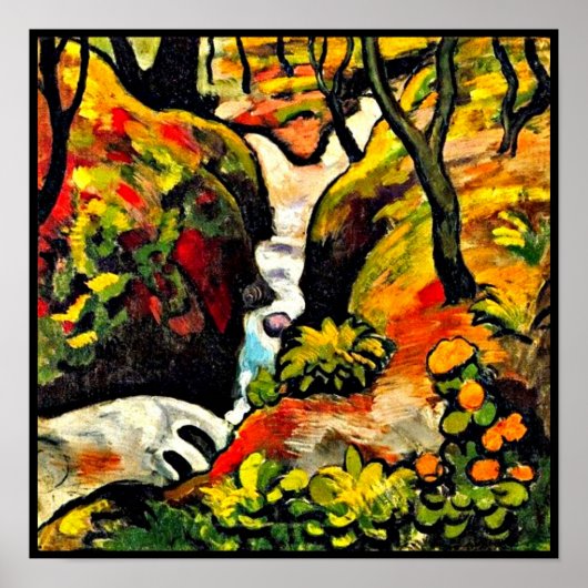 Poster-Classic/Vintag-August-Macke 102 Poster (Vorne)