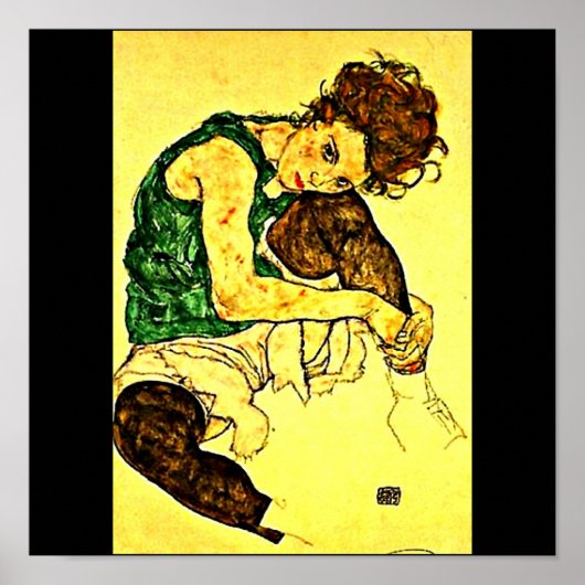 Poster-Classic/Vintag-Egon Schiele 39 Poster (Vorne)