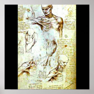 Poster-Classic/Vintag-Leonardo da Vinci 13 Poster