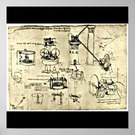 Poster-Classic/Vintag-Leonardo da Vinci 18 Poster