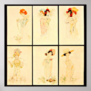 Poster-Classic/Vintag-Raphael Kirchner 30 Poster