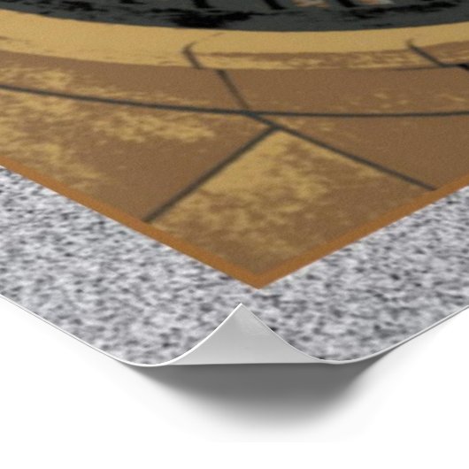 Poster-Clock Tower, Wellington, Neuseeland Poster (Ecke)