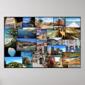 poster collage de la isla de Mallorca (Vorne)