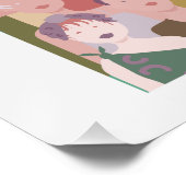 poster colorful people man and women (Ecke)