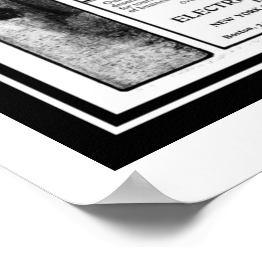 Poster Columbia Car 1903 Werbung (Ecke)