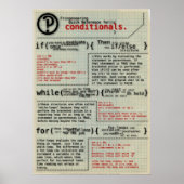 Poster "Conditionals in Programming" (Vorne)