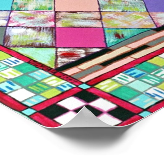 Poster "Confetti Quilt" (Ecke)