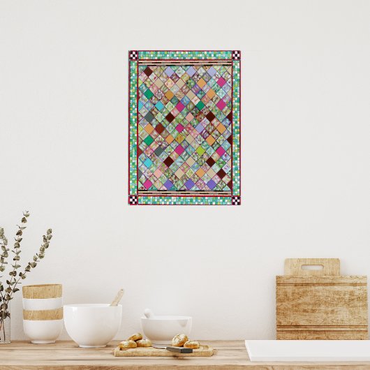 Poster "Confetti Quilt" (Küche)