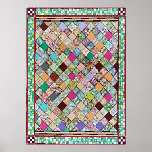 Poster "Confetti Quilt" (Vorne)
