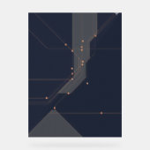 Póster 'Constelación de Código'  Acrylschild (Vorderseite)