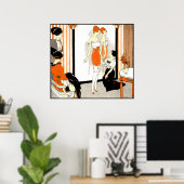 Poster Corsets Les Corsets Le Furet Paris (Heimbüro)