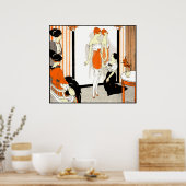 Poster Corsets Les Corsets Le Furet Paris (Küche)