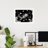 Poster Covid Fish (Heimbüro)