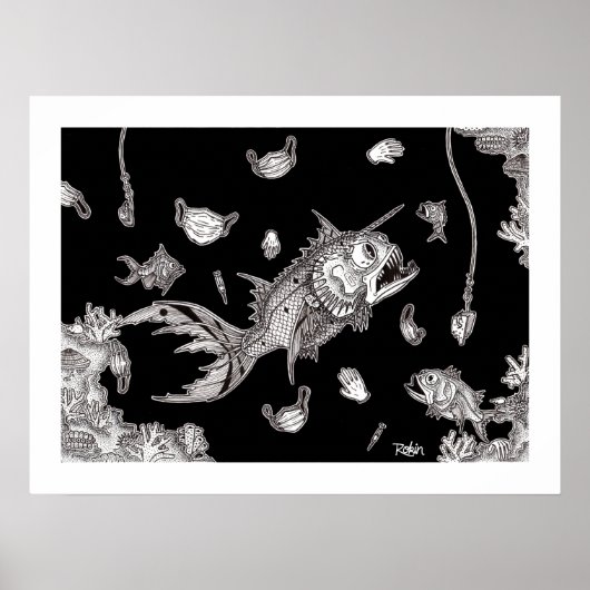Poster Covid Fish (Vorne)