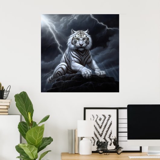 Poster Croc Blanc (Heimbüro)