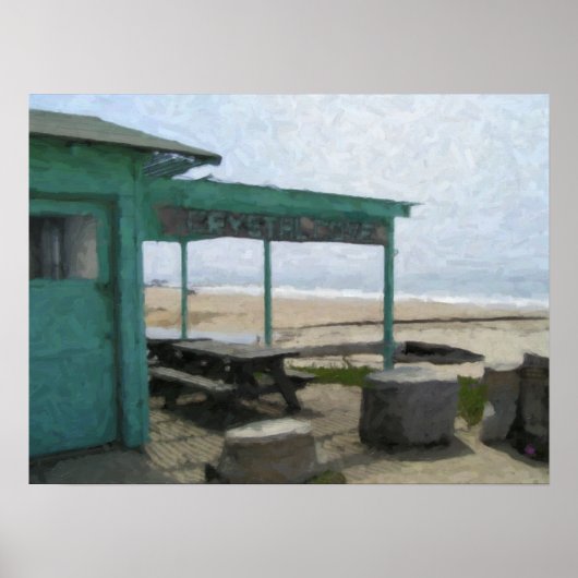 Poster "Crystal Cove Shack" (Vorne)