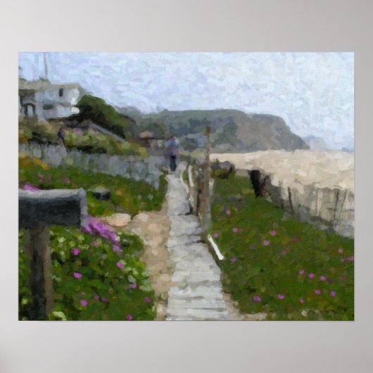 Poster "Crystal Cove Walkway" (Vorne)
