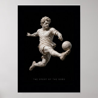 Póster cuadro Fútbol: el deporte de los Dioses Poster