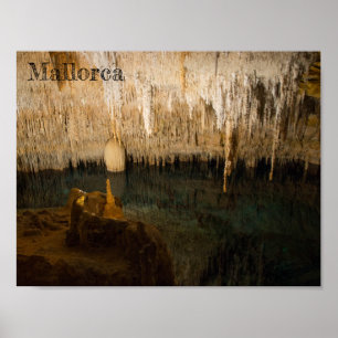 póster Cuevas del Drach en la isla de Mallorca Poster