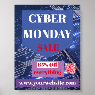 Poster - Cyber Montag Verkauf