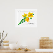 Poster-Daffodils Poster (Küche)
