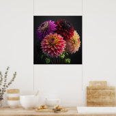 Poster Dahlia Blume (Küche)