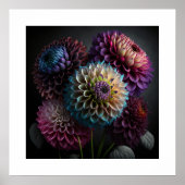Poster Dahlia Blume (Vorne)