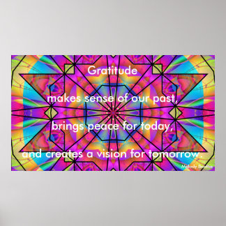 Poster "Dankbarkeit macht Sinn"