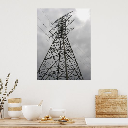 Poster "Dark Tower of Power" (Küche)